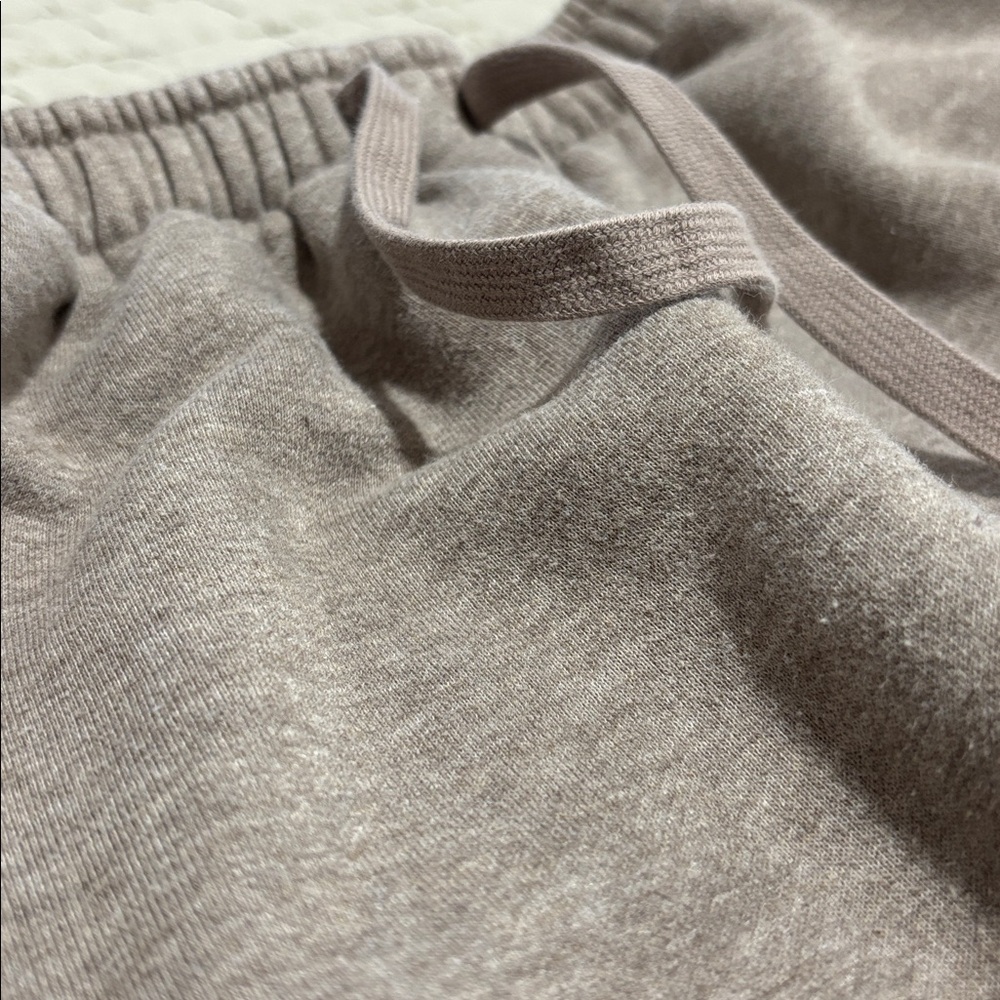 AE Everyday Luxe Hoodie Sweat Shirt & Pants Jogger Set in Light Brown Size XS - Picture 13 of 13